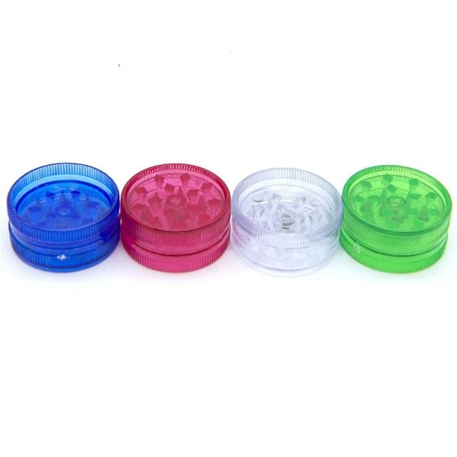 Mini Colourful Plastic OEM Portable Herb Grinder