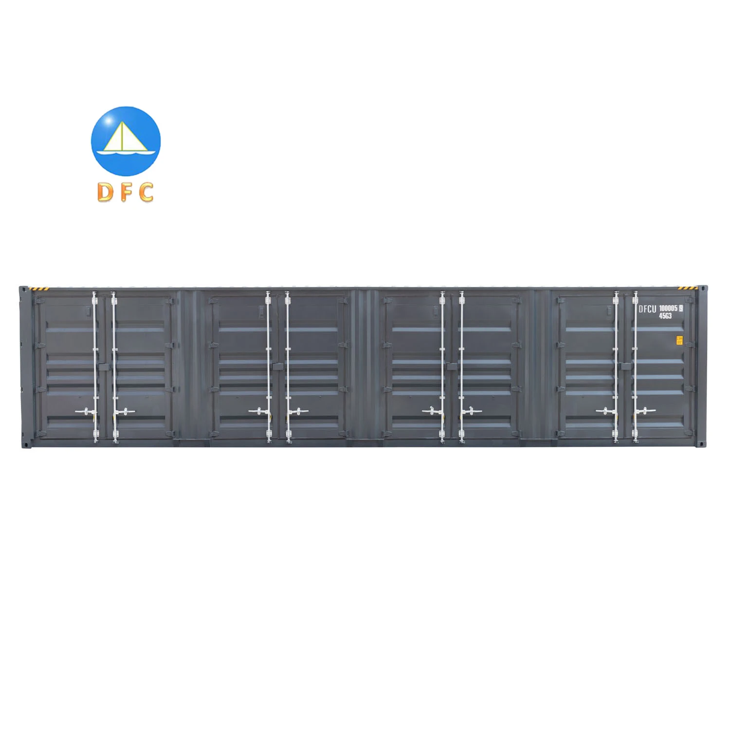 Modern Minimalism Open Side 4 Doors Shipping Container New Optional Color Shipping Containers