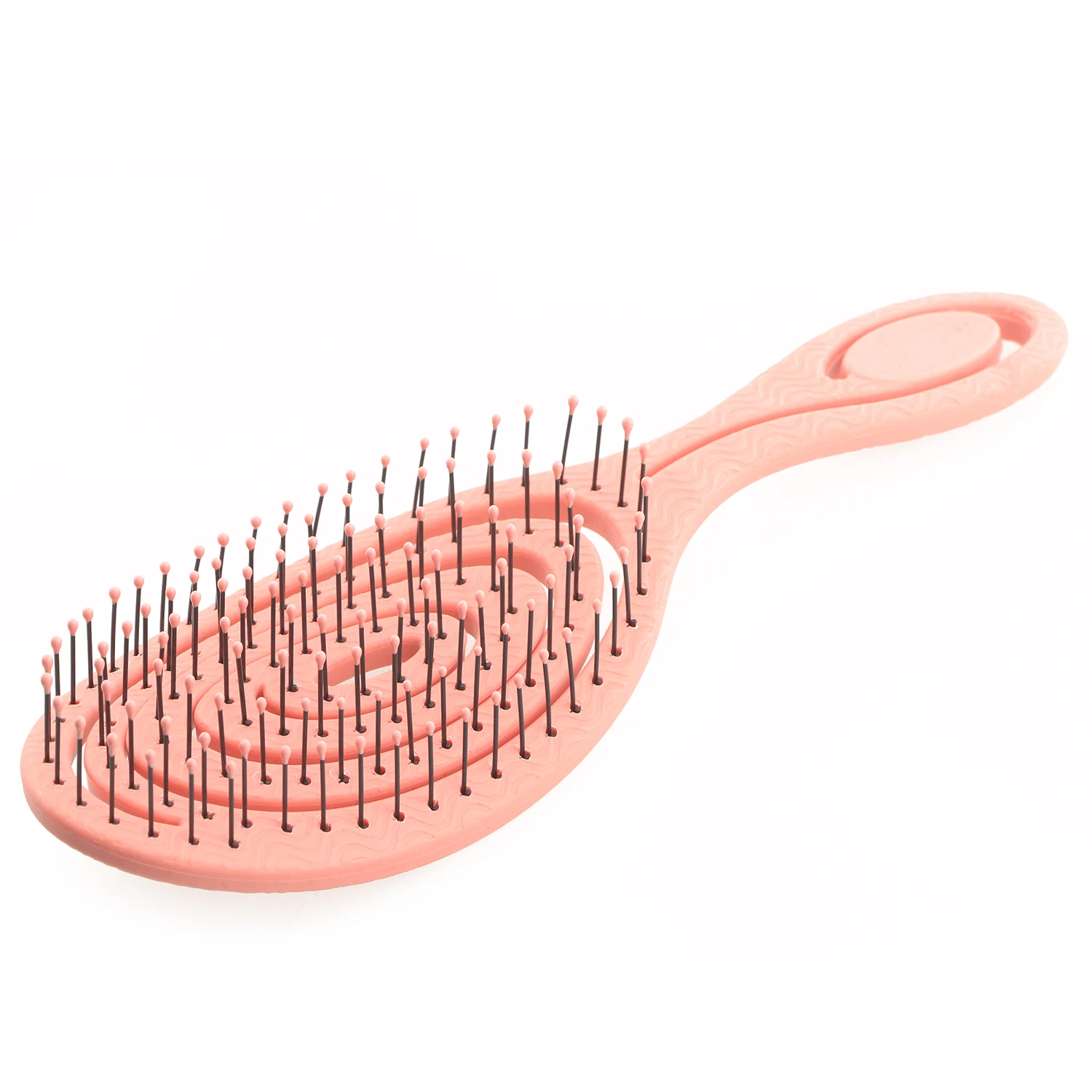 4 Colors Latest Hot Sale Customized Plastic Detangling Hair Brush Comb Hair Styling Tools Hair brush