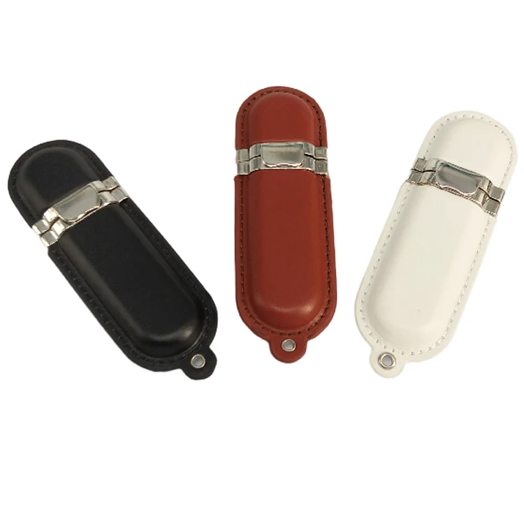 Leather Usb Memory Usb Pen Drive Wholesale Hot Sale Leather Key Ring USB Flash Drive 2.0 Memory Stick Pendrive
