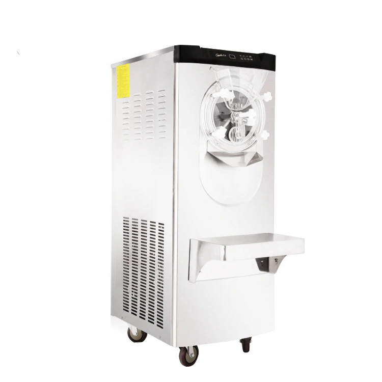 24-46L/H Commercial Standing Floor Hard Ice Cream Maker Stainless Steel Practical Ice Cream Making Machine