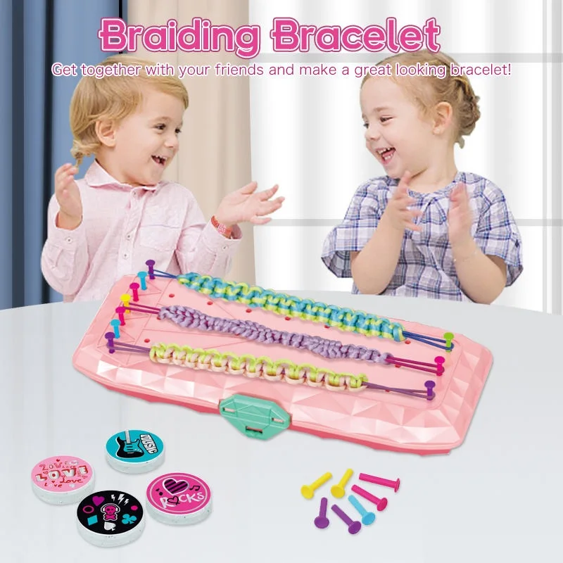 KSF Wholesale Fast Knit Custom Braided Bracelet Machine Kids Diy Toys 2023 For Girls