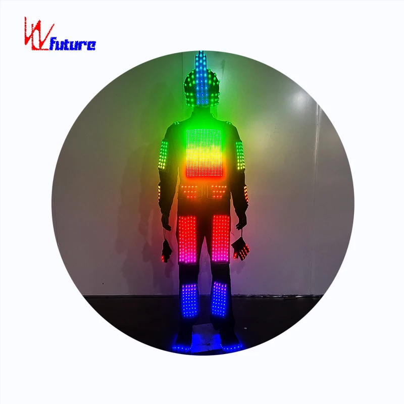 Futuristic Cyberpunk led robot stage & dance wear Dance Costumes For Unisex
