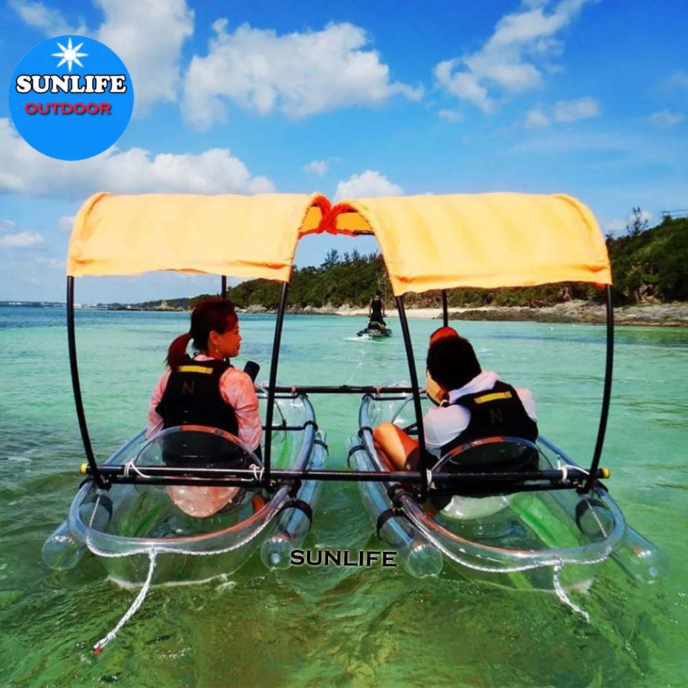 2020 Sunlife clear kayak with motor and with Canopy for sales