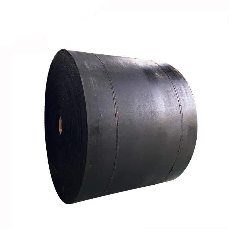 Less slippage rubber conveyor belt