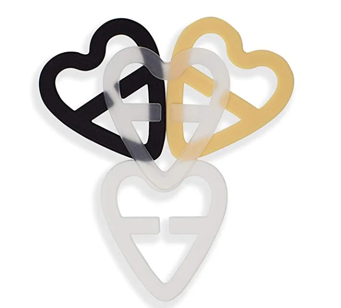 Custom Shape Plastic Bra Strap Clips Non-Slip Bra Buckle Clips Bra Straps Control Clip