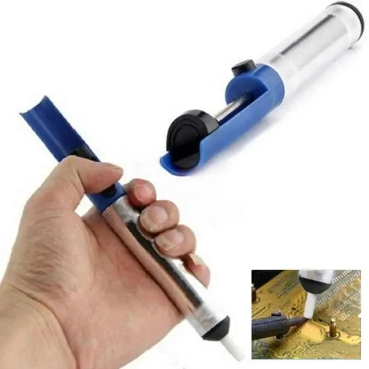 Blue Removal Device Vacuum Soldering Iron Desolder For Powerful  Aluminium Solder Sucker
