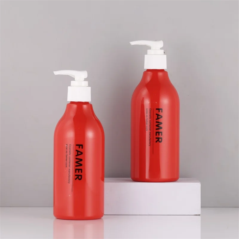 Colorful change luxury body soft lotion bottles 200ml 300ml 400ml pump pearl cream lotion containers shampoo bottle