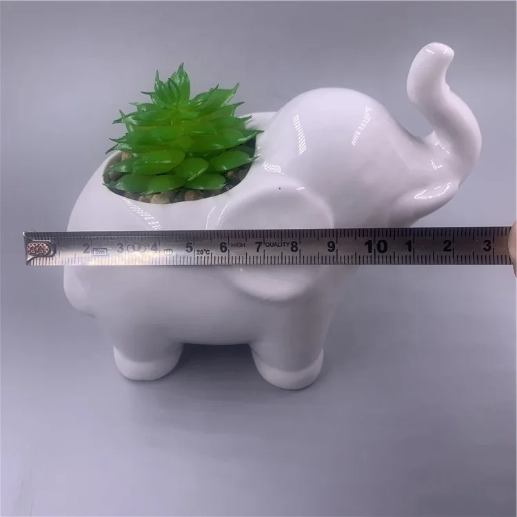 
Custom lovely home ceramic flower pot, juicy green plant pot, modern simple Nordic style, 