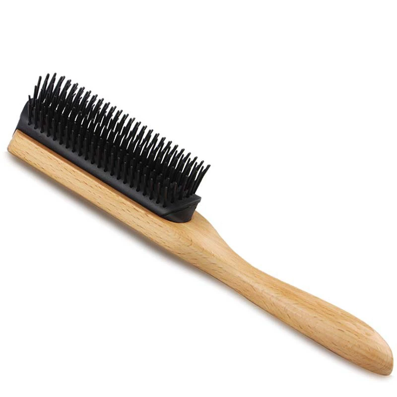 2024 New Style degradable Fashion Nature Bamboo Wooden long hair for women Hair Brush scalp Massage Comb