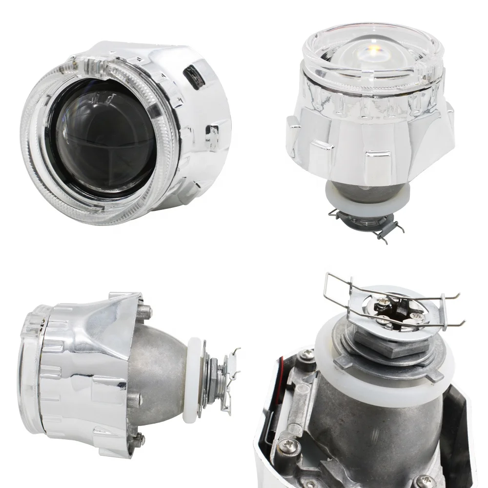 TAOCHIS 2.5 inch WST Headlight Projector Lens Kit Bi-Xenon With Shroud APP control angel eyes headlamp retrofit tool