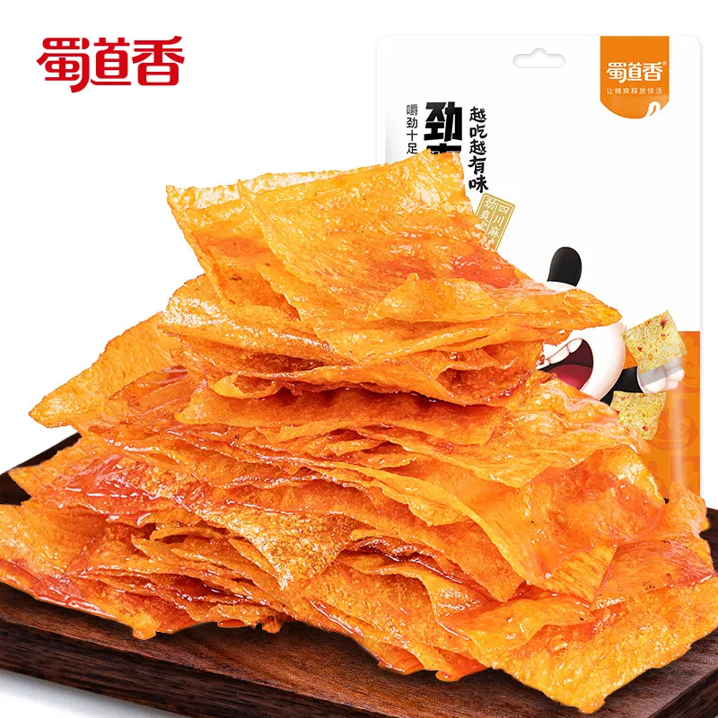 ShuDaoXiang Latiao Spicy Small Spicy Slice 68g Delicious Chilli Snack OEM Hot Sichuan Food China Wholesale Spicy Gluten