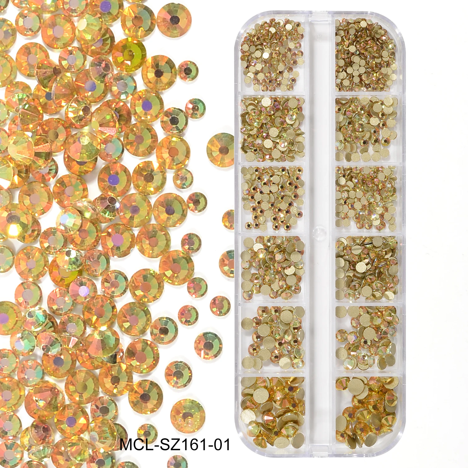 3D DIY  Shiny Nail Art Crystal Rhinestones Kit Crystal Nail Jewelry Accessories Nail Art