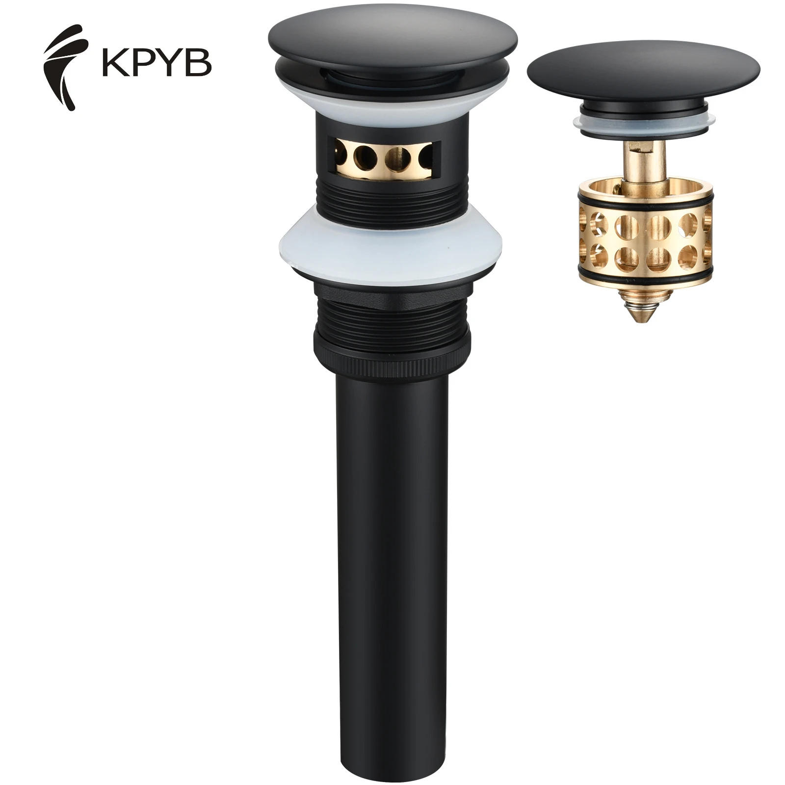 basin drain sink strainer black bathroom accessories toilet fitting pop up drain water drainage