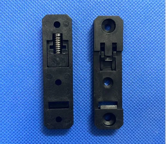 DIN Rail Mount Clips Plastic Nylon Spring Din Case Clip 76.5mmx20mmx8mm Din Standard Rail Plastic Mounting Clips