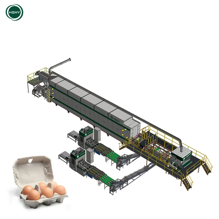 HGHY, лотки для яиц, лотки для фруктов и бумажных бутылок из целлюлозы