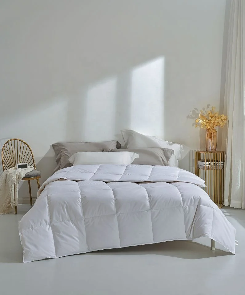 All Seasons Goose Feather Down Home Hotel Duvets Down Comforters Quilted Blanket Edredones Quilt