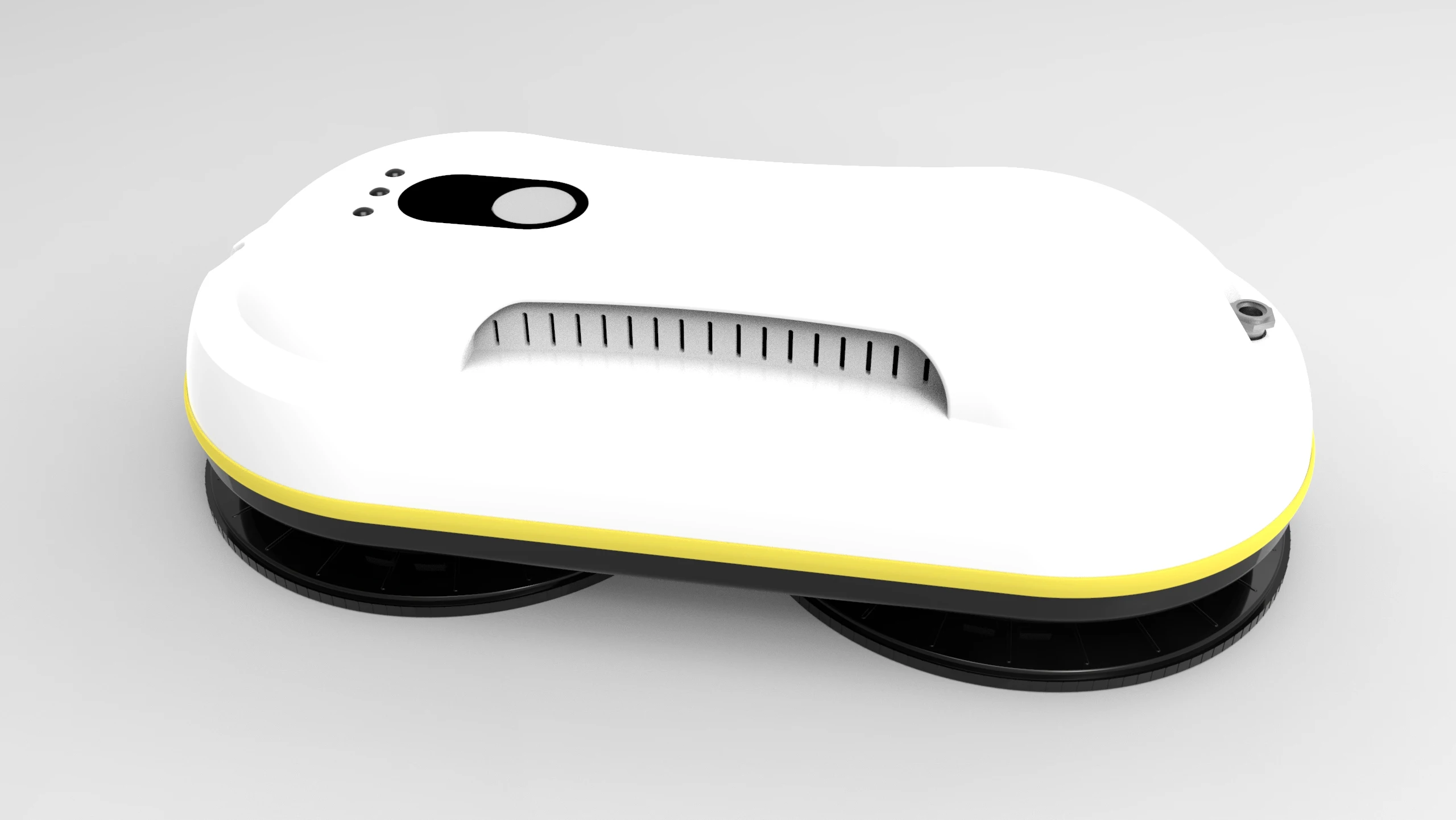  Тонкий дизайн окна очиститель робот заводской патент новый Smart White OEM поставка питание батареи время дома