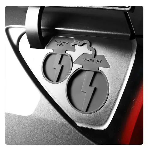 Силиконовый автомобильный зарядный порт водонепроницаемый чехол для зарядного устройства защита от пыли для Tesla модель 3 2017 - 2023 модель Y