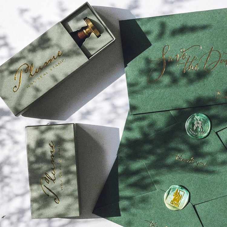 Sealing Wax Stamp Set Christmas Vintage for Festival Wedding Invitation Wax Seal Stamp