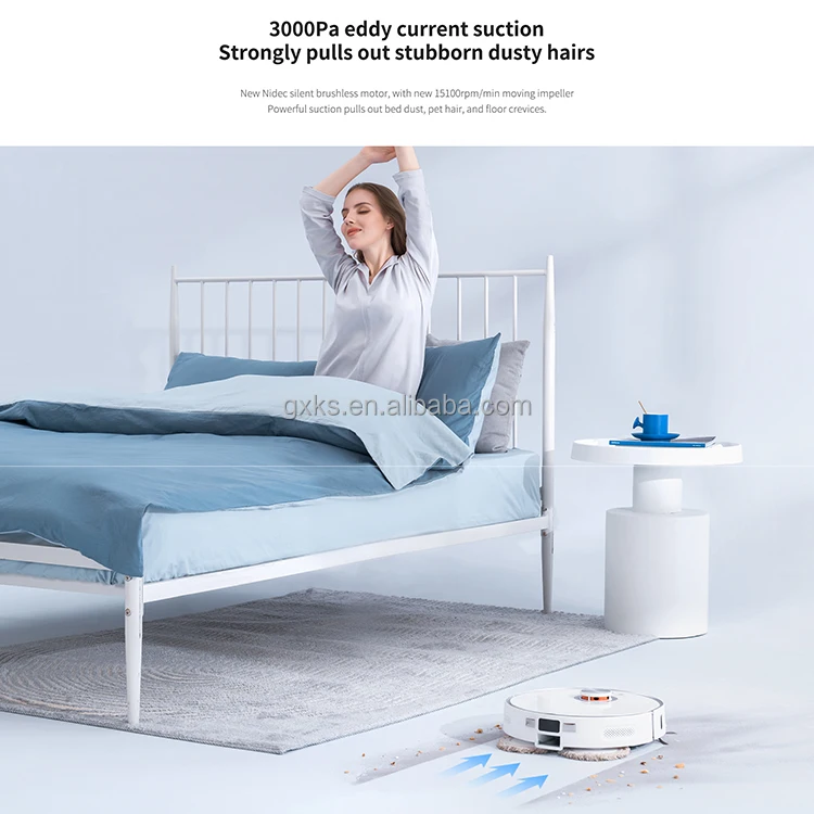 Xiaomi Lydsto W2 Intelligent Automatic Self Cleaning Robot Machine Dry Wet Sweep Mop Floor Wireless Vacuum Cleaner