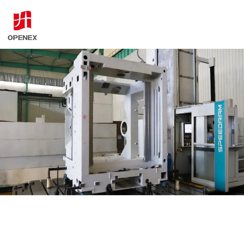 Machinery Chassis Base Frame Part Customized Heavy Metal Welded Fabrication Precision Large CNC Machining Steel Milling Service