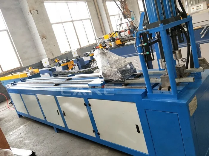 PH-125CNC Automatic hydraulic square pipe hole punching machine with servo feeding