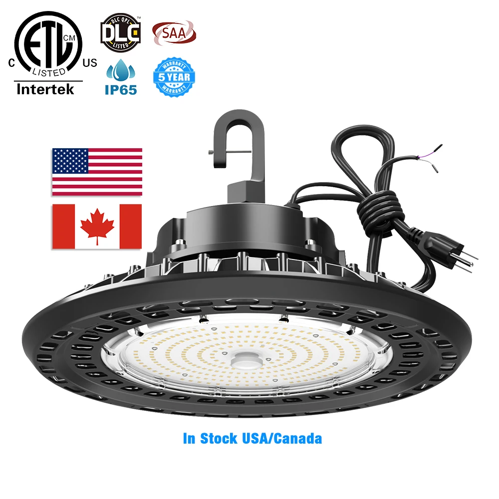 New design CE DLC SAA 150lm/w wattage adjustable 300w led high bay light industrial