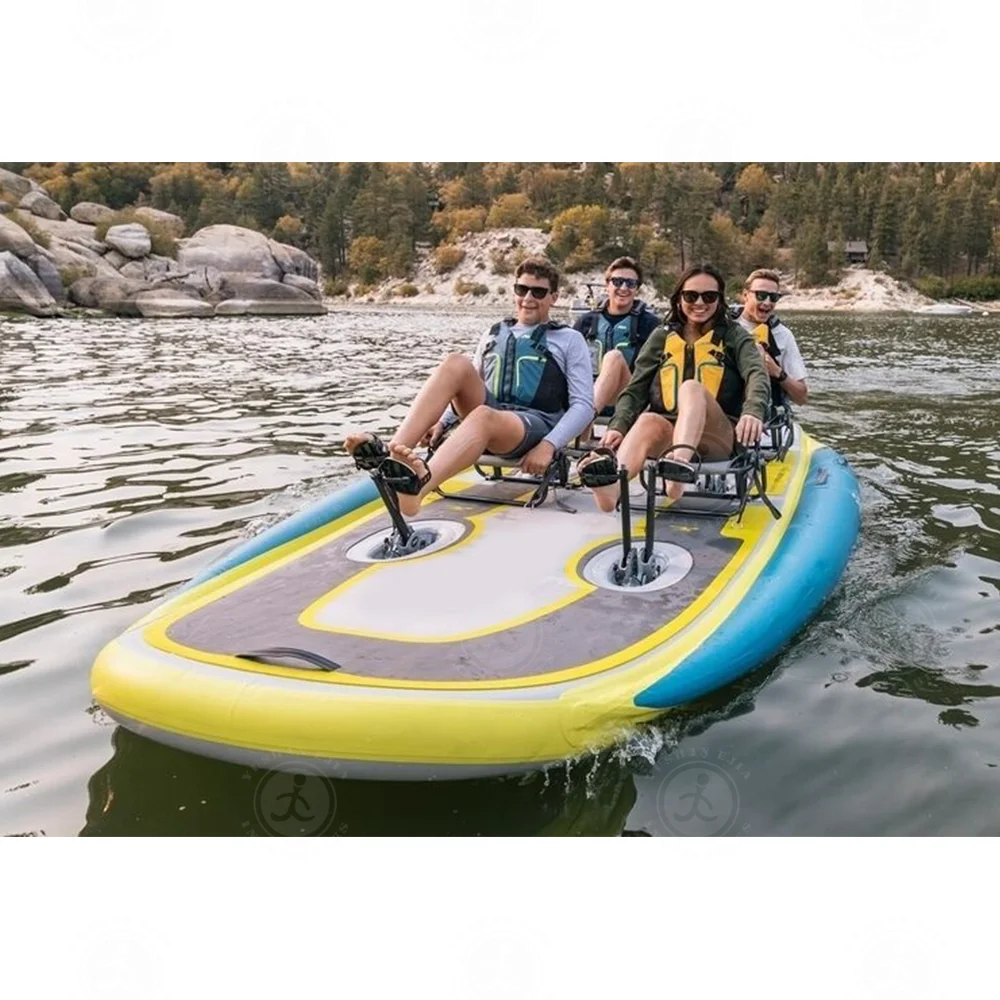 Easy Sets up Family Fun Perfect for Lakes and Rivers Innovative Inflatable Pedal Kayaks