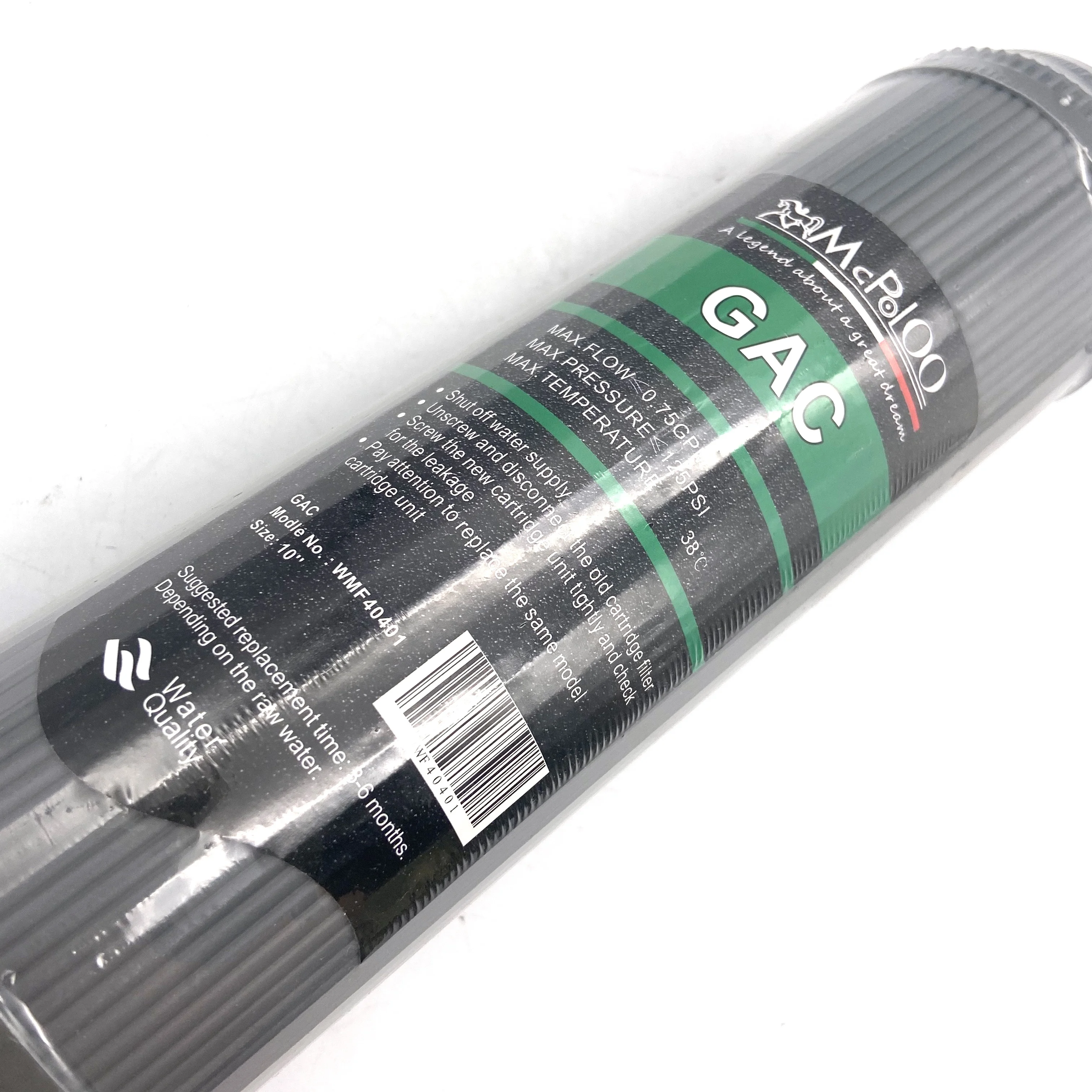 10 inch UDF GAC Activated Carbon Filter cartridge for Water Filter