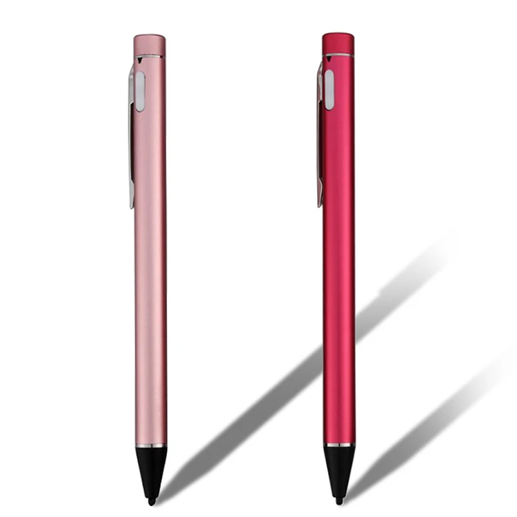 Universal Rechargeable Capacitive Touch Screen mini stylus pen For iPhone iPad Samsung