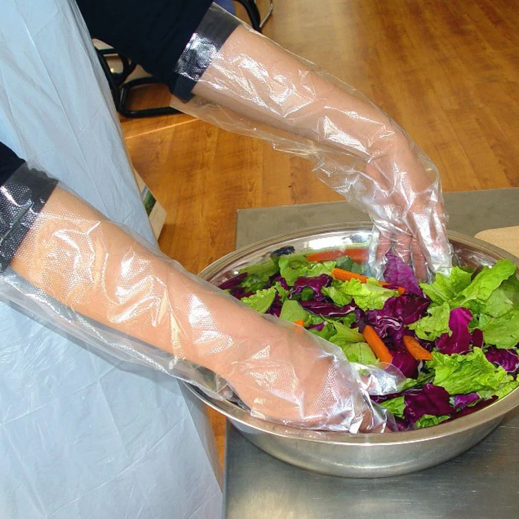 OEM FACTORY PE HDPE TPE Waterproof Disposable Gloves Kitchen Household Plastic Gloves