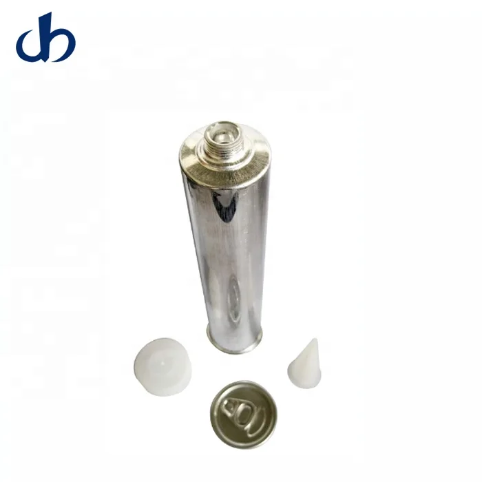 Empty PUR Hot melt Sealant Aluminum Packing Tube 0.31L Cartridge