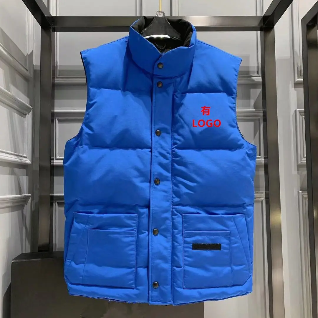 wholesale High quality Designer luxury Famous down vest couple Down puffer vest men