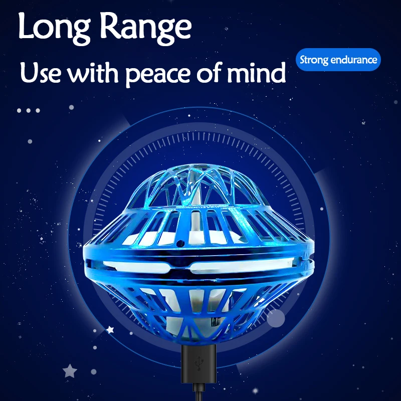 Hot Selling Flying Ball Boomerang Flyorb Magic with Led 360 Rotation Hand Controlled Mini Drone Flying Ball Toys