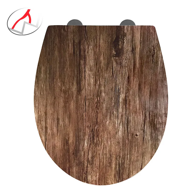 toilet seat custom molded wood printed toilet seat cover injection mould