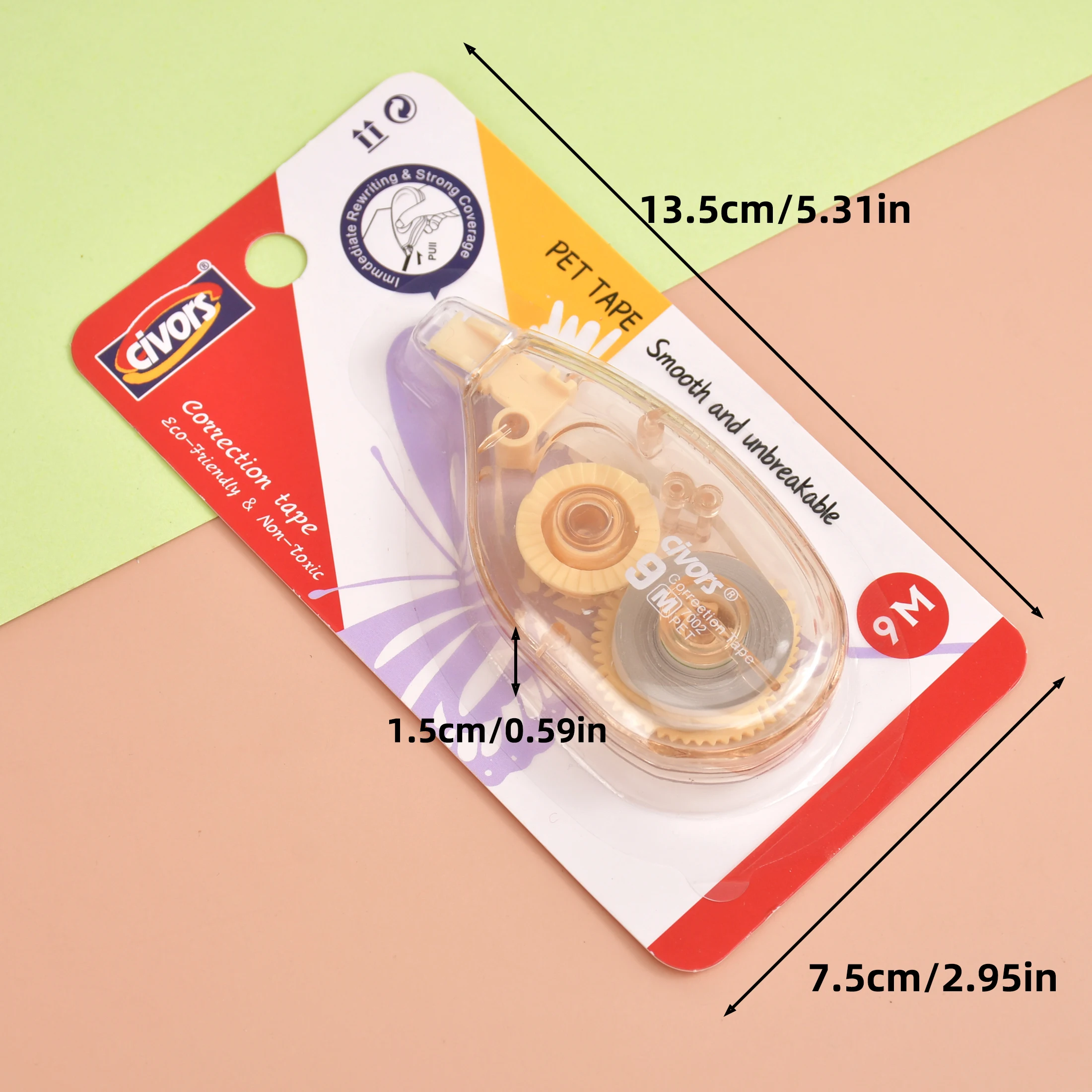 Hot selling low-priced student correction tape, customizable school office stationery, transparent student correction tape