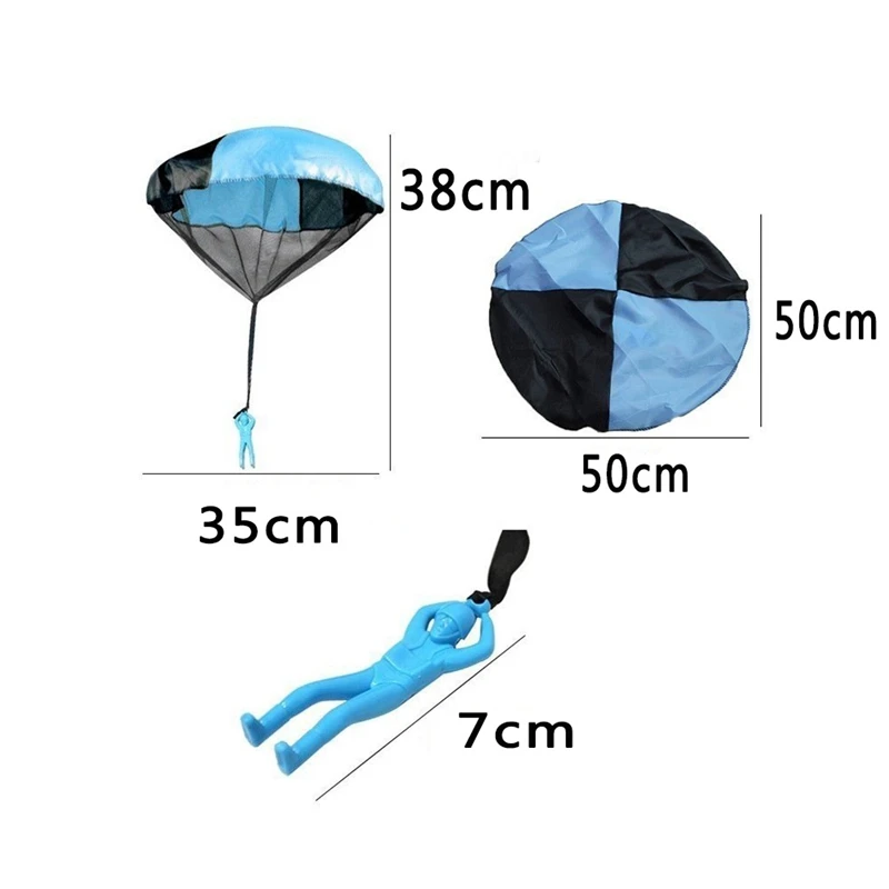 Tangle Free Outdoor Flying Parachute Men Nutty Parachute Toys for Kids