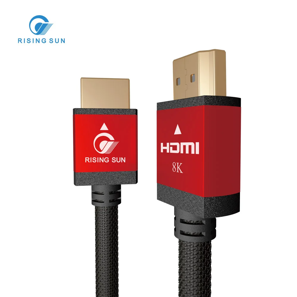 Плетеный высокоскоростной кабель 1 8 м из алюминиевого сплава Премиум Hdmi 2 4k 120 поддержка 8k 60 Гц 48 Гбит/с