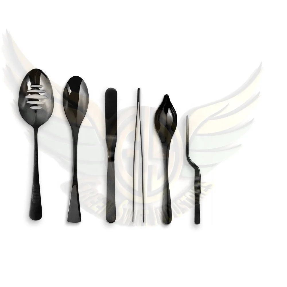 Gourmet tweezers Plating Tongs Angled Chef Tweezers Stainless Steel Cooking Tweezers by GREEN SWIFT INDUSTRIES