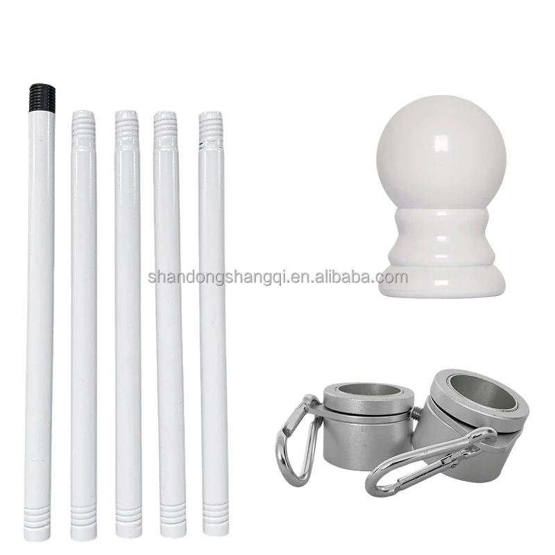 6ft used marine stainless steel flag pole kit outdoor banner wall mounted flag stand pole garden flagpole bracket stand houlder