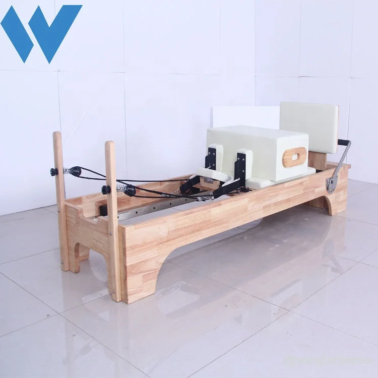 Gym Fitness Studio Equipment Body Building Yoga Exercise 5 Sets Wooden Pilates Reformer For Sale