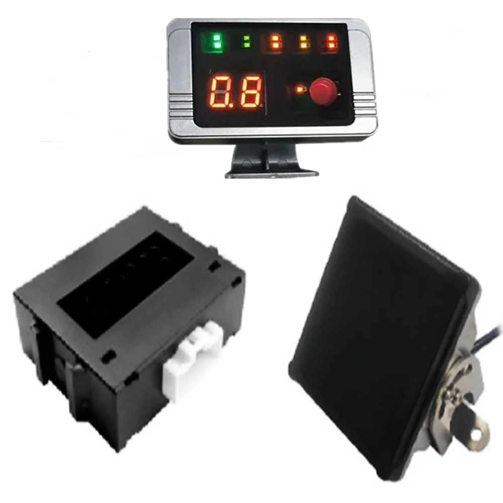 Dual Way Car Reversing Aid Radar With Led Display Truck Assistant Park Radar Proximity Warning System For Truck