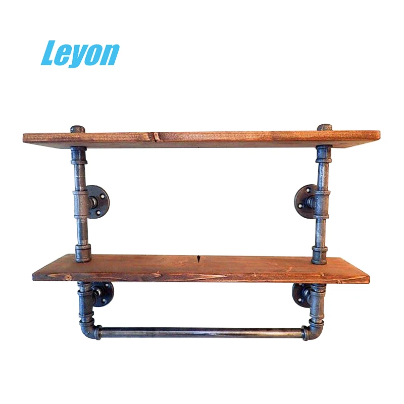 
DIY Furniture fittings retro-style wall pipe fitting wall shelf antique cast iron shelf brackets home decoration accessories 