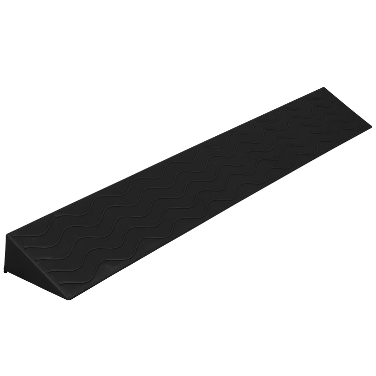 6.5cm high wholesale step cushion slope road tooth plastic uphill threshold triangular deceleration belt roadside slope