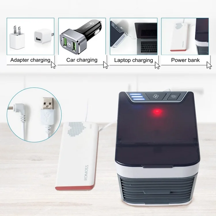 
Quick & Easy Way to Cool Home Electric Water Cooled Personal Mini air cooler portable air conditioner 