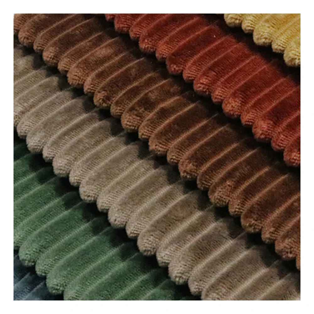 Обивочные ткани для диванов и мебели домашний текстиль полиэфирная ткань простой вельветовый диван Текстиль