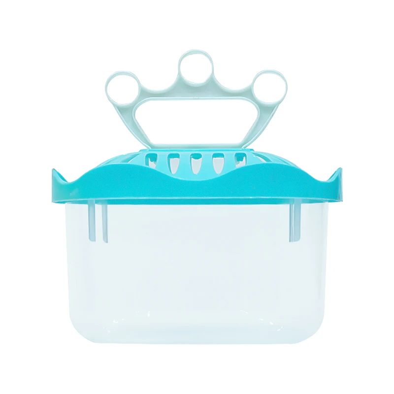 18.5x12.3x16cm Plastic Container for Reptiles Crickets Lizards Amphibians for Water-based Goldfish Aquariums and Turtle Tanks