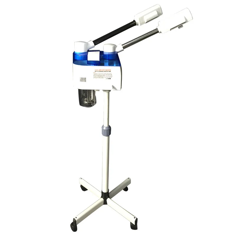 2 in 1 Hot And Cold Face Steamer Ozone disinfection sterilization Double pipe ion spray machine