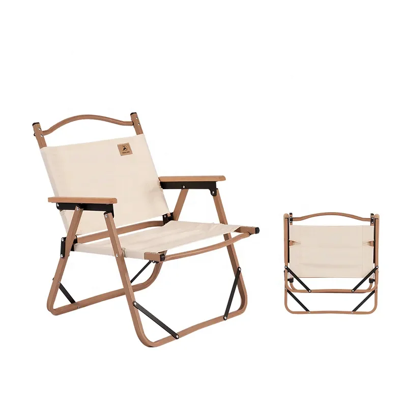 Deerland High Quality Light Weight Aluminium Kermit Chair Oxford Fabric with PU Coating Camping Folding Chair